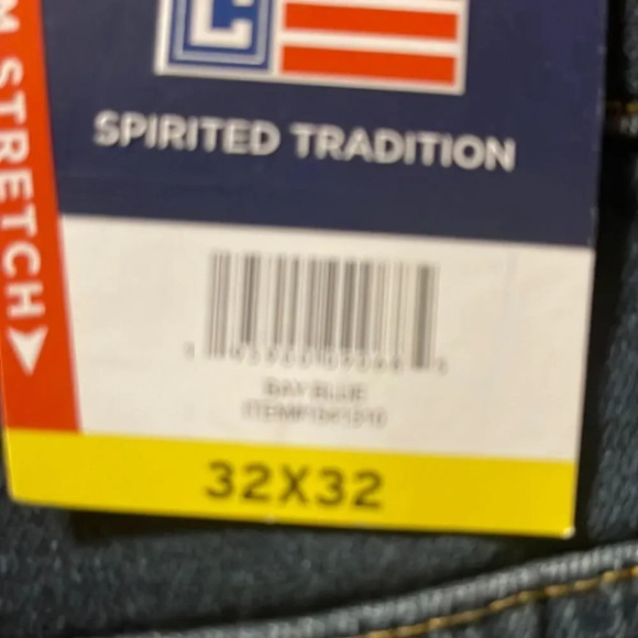 Chaps Men’s Jeans Bay Blue stretch waistband  spirited tradition #23 - Picture 6 of 8